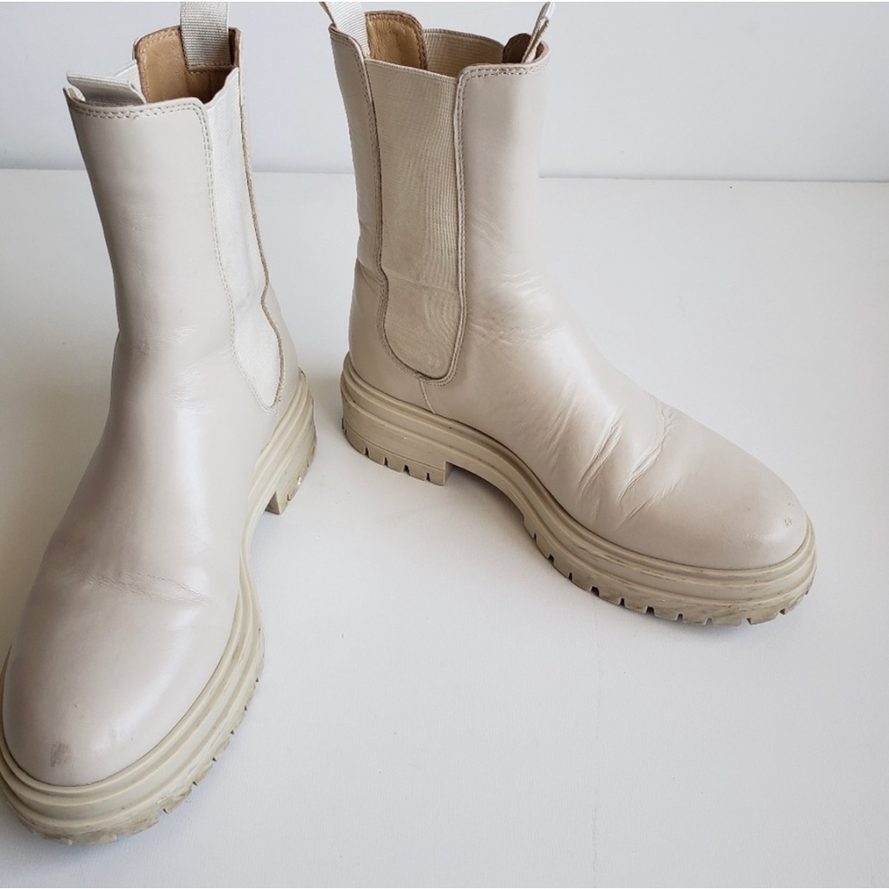 Tony Bianca Wolfe leather Chelsea boots 6.5